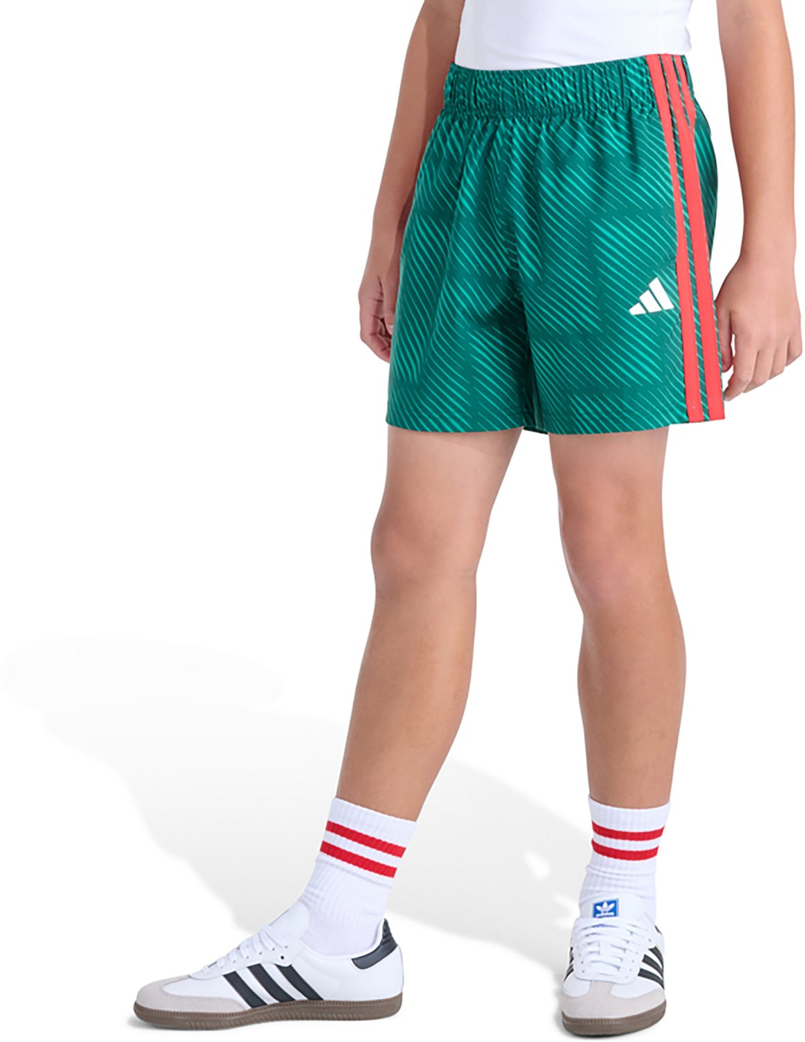 adidas Boys' All Over Print World Soccer Shorts 5 in. - view number 3
