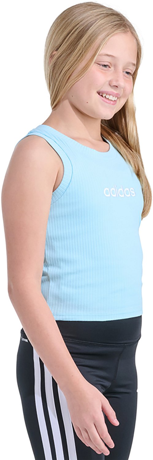 adidas Girls' Rib Tank Top - view number 3
