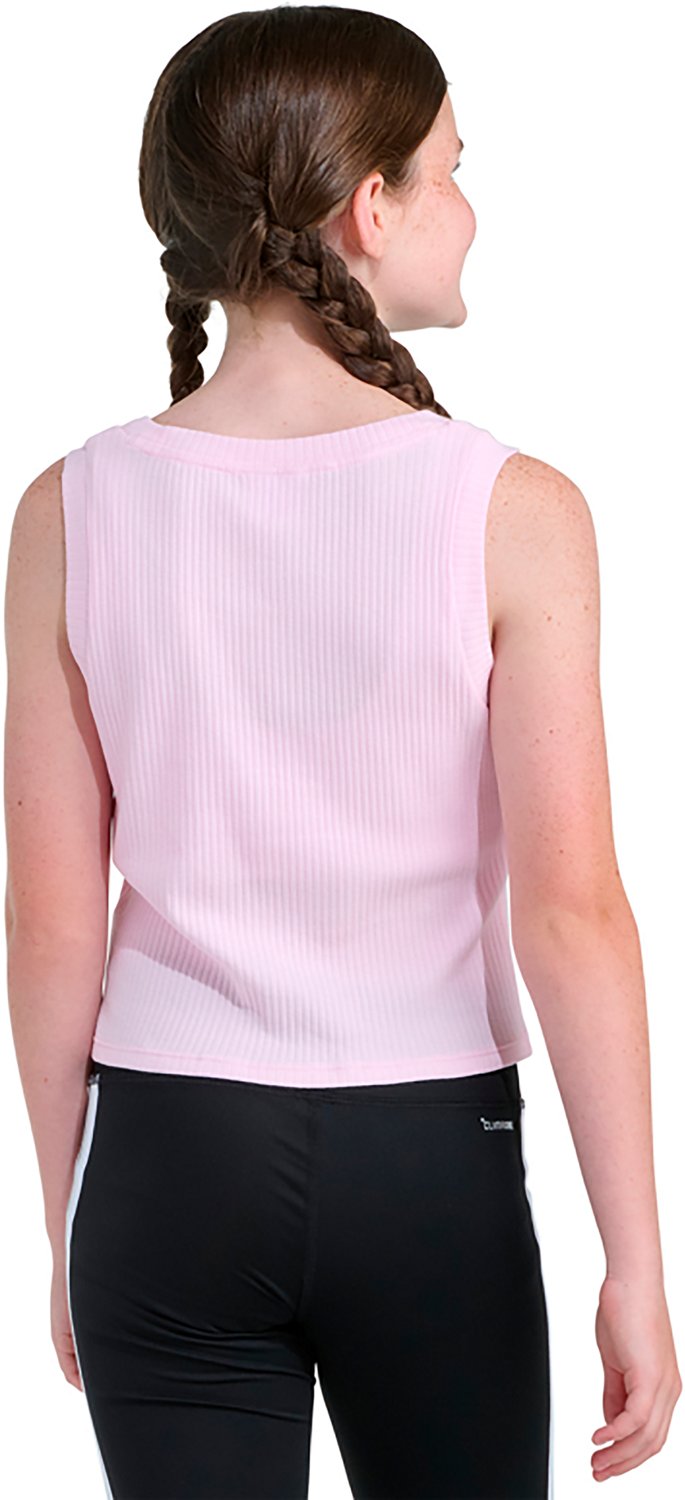 adidas Girls' Rib Tank Top - view number 2