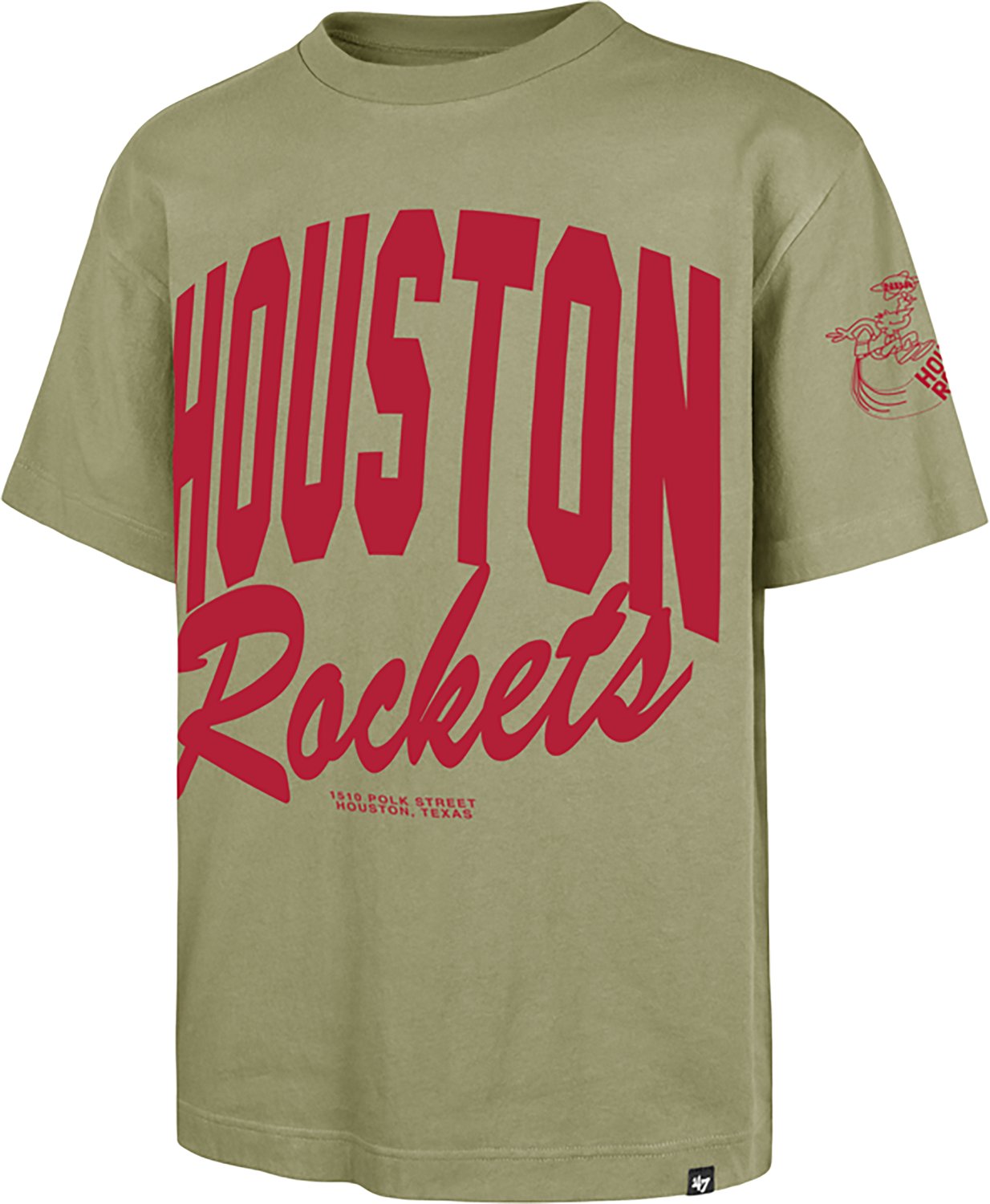 '47 Houston Rockets Arch Script Foundation Graphic T-shirt