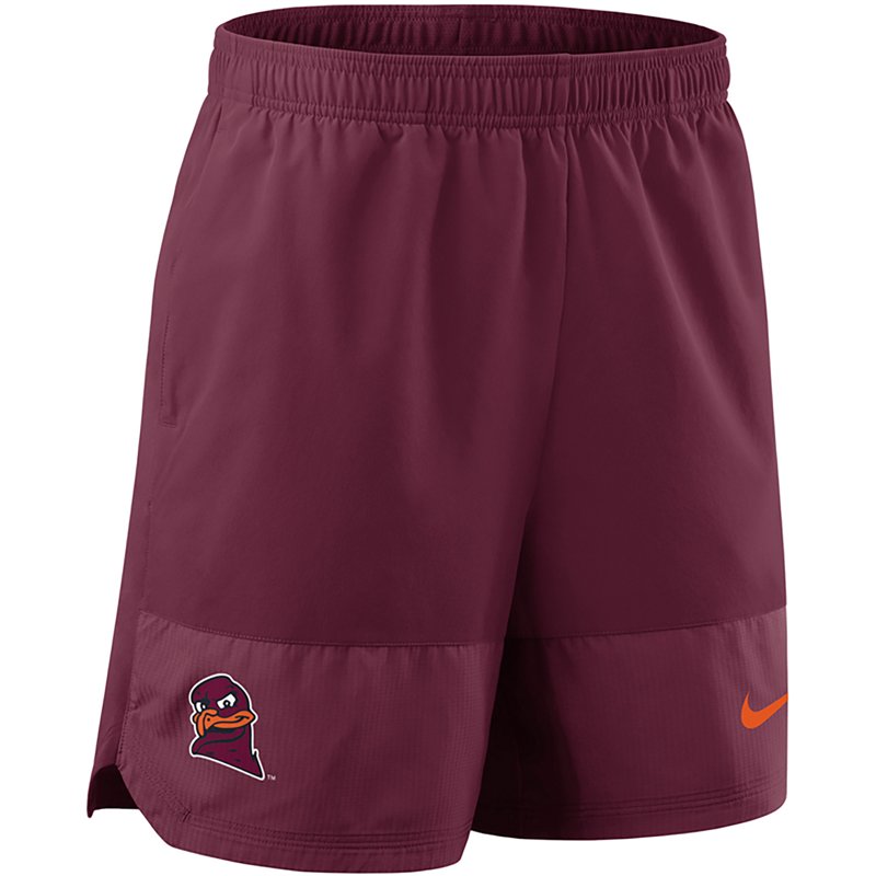 Nike Men's Garnet Virginia Tech Hokies Woven Dri-fit Shorts - Garnet