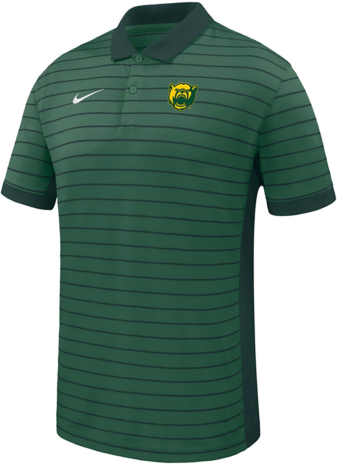 Nike Men's Baylor University Dri-FIT Victory Stripe Polo Shirt