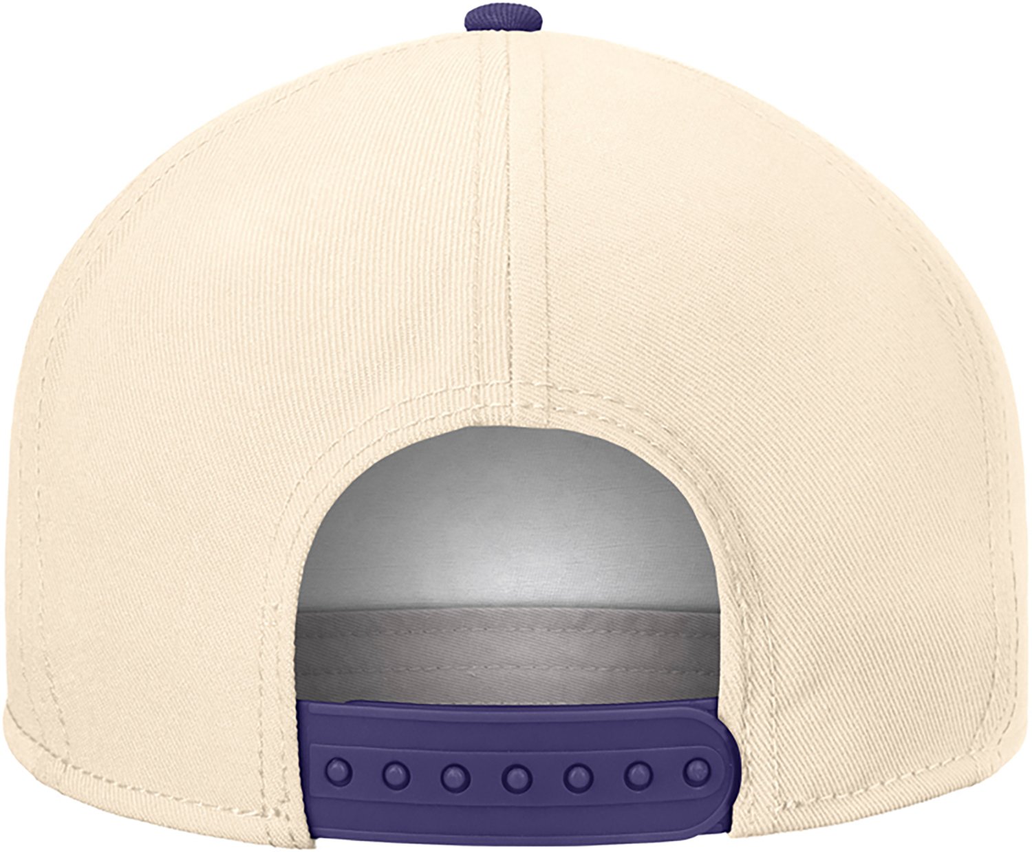 Nike Adults' Kansas State University Vault Logo Rise 5 Panel Visor Rope Cap - view number 3