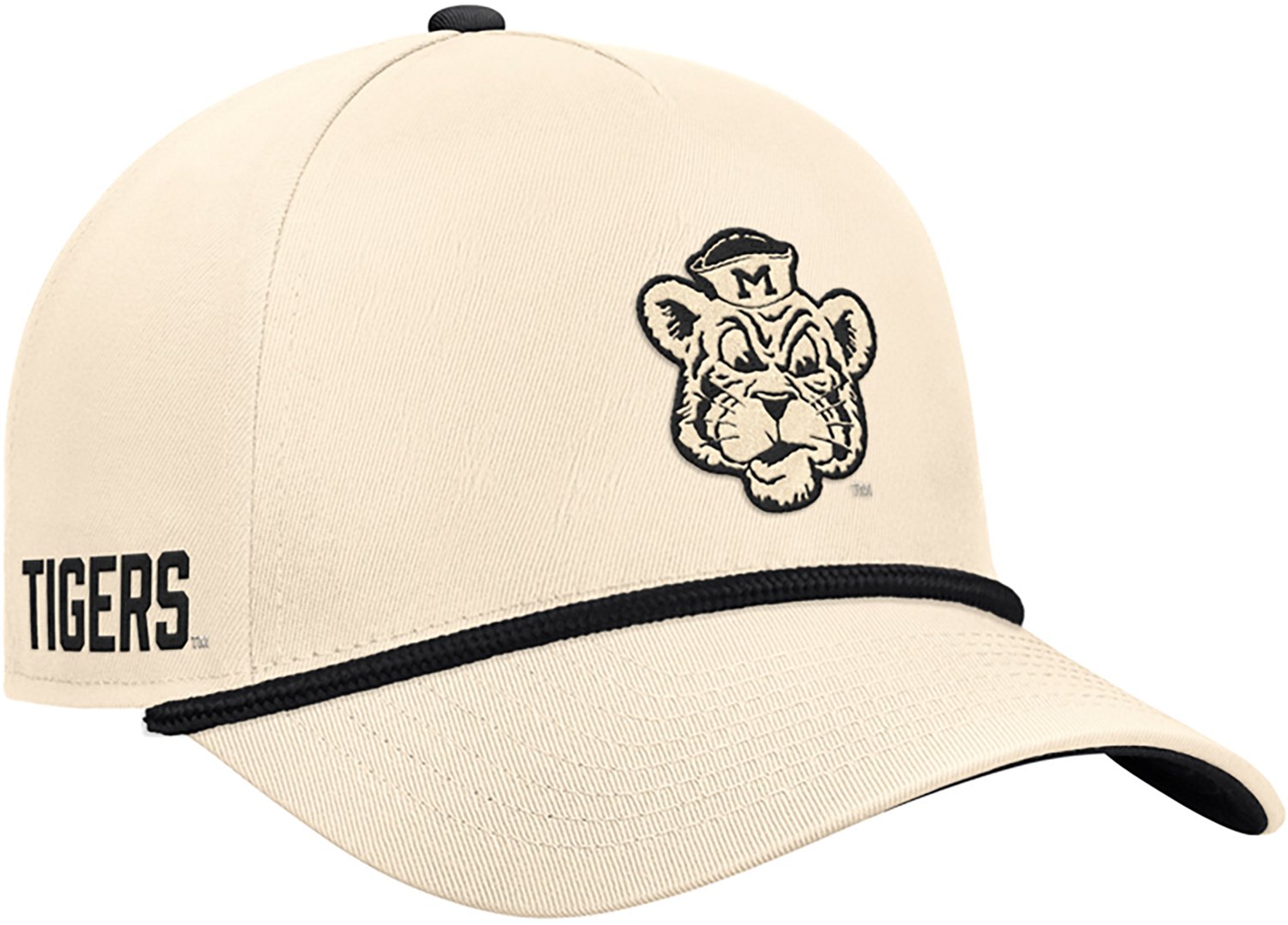 Nike Adults' University of Missouri Vault Logo Rise 5 Panel Rope Cap - view number 2