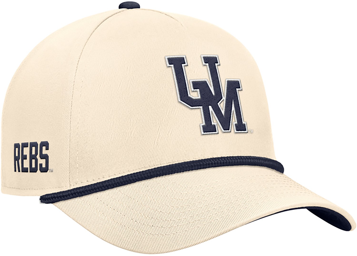 Nike Adults' Baylor University Vault Logo Rise 5 Panel Rope Cap - view number 2