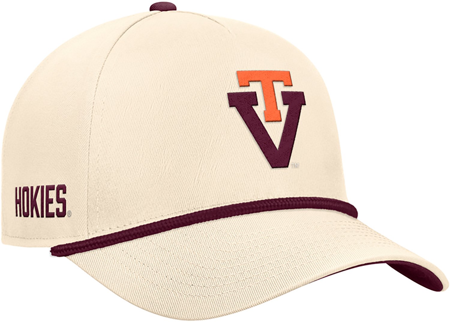 Nike Adults' Baylor University Vault Logo Rise 5 Panel Rope Cap - view number 2