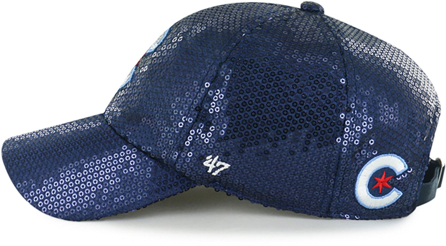 '47 Chicago Cubs Women's City Connect Dazzle Logo Clean Up Cap - view number 2