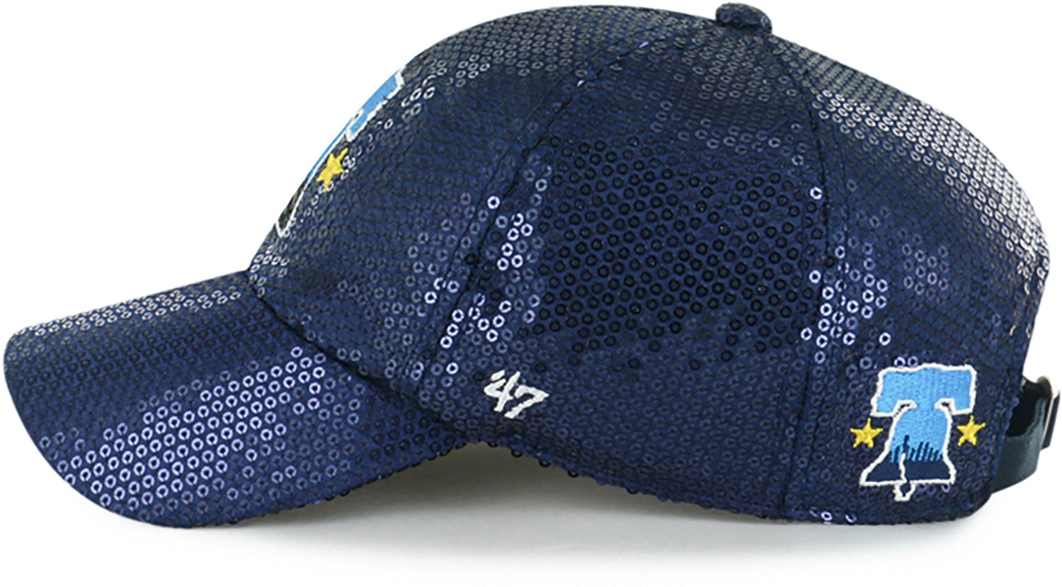 '47 Philadelphia Phillies Women's City Connect Dazzle Logo Clean Up Cap - view number 2