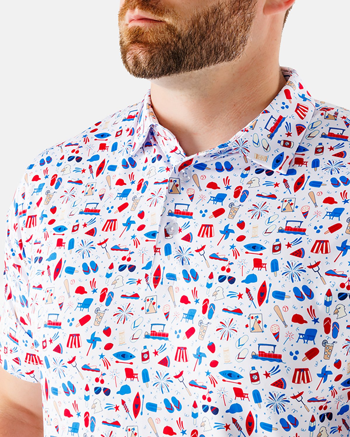 Waggle Men's Americana Polo Shirt - view number 3