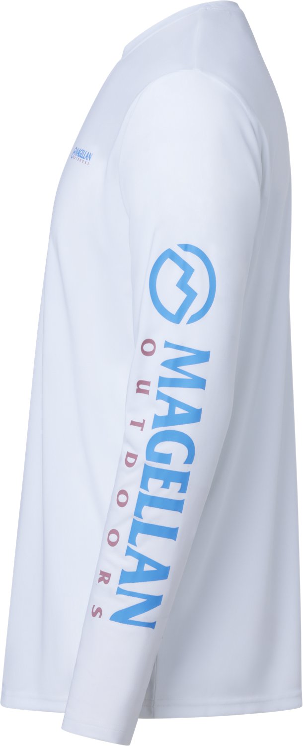 Magellan Outdoors Men's Casting Crew Core Graphic Long Sleeve T-shirt                                                            - view number 3