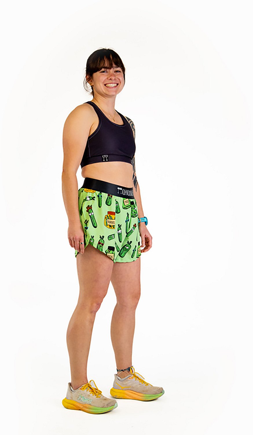 Chicknlegs Women's Pickles Split Shorts 4 in - view number 3