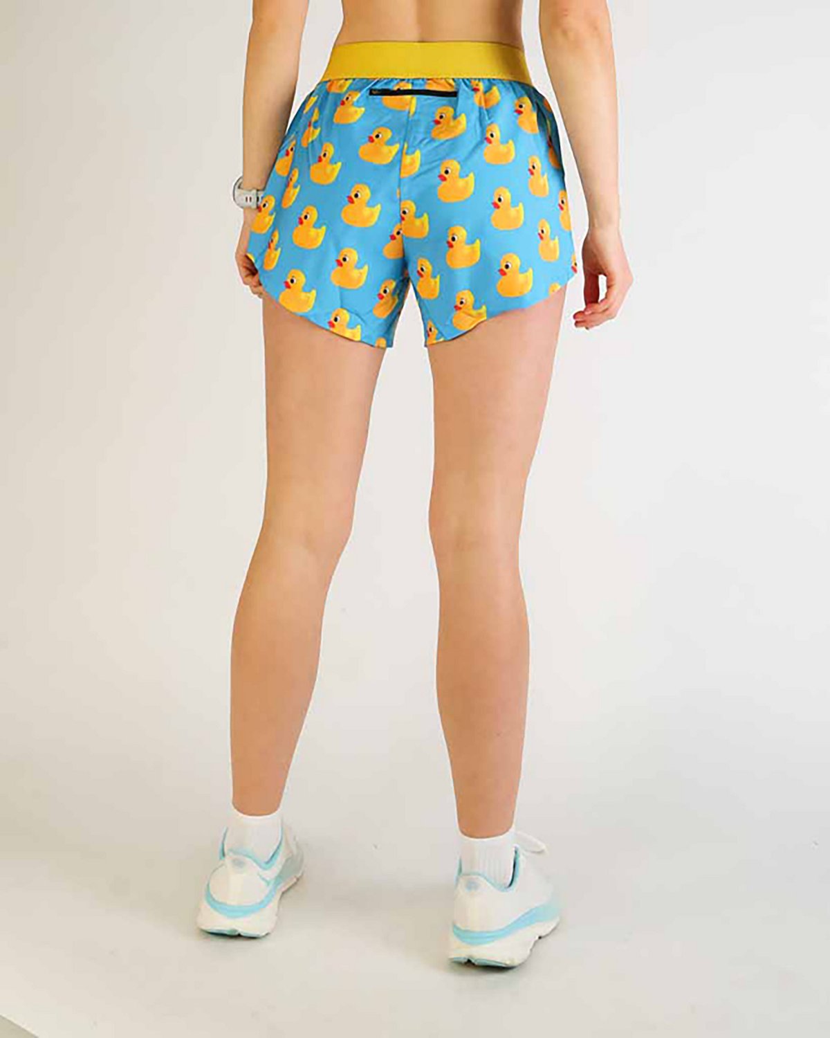 Chicknlegs Women's Rubber Ducky Split Shorts 4 in - view number 2