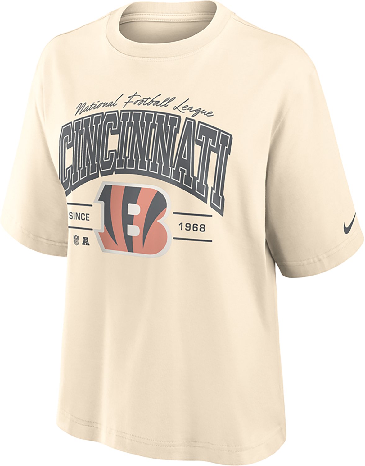 Nike Women's Cincinnati Bengals Vintage Mod Boxy Graphic T-shirt