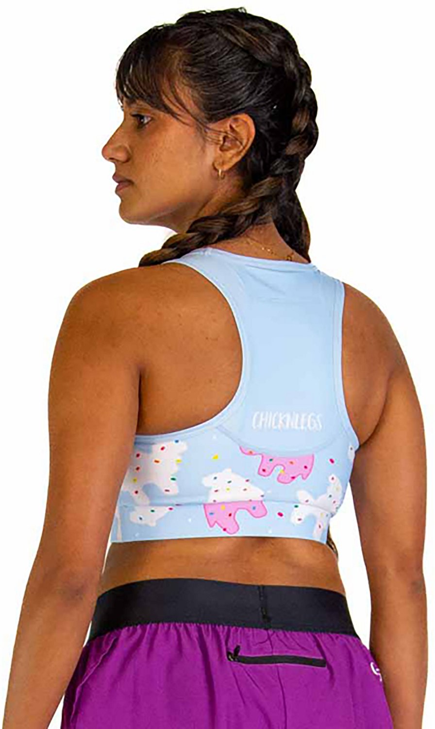 Chicknlegs Women's Animal Cookies OG Low Support Sports Bra  - view number 2