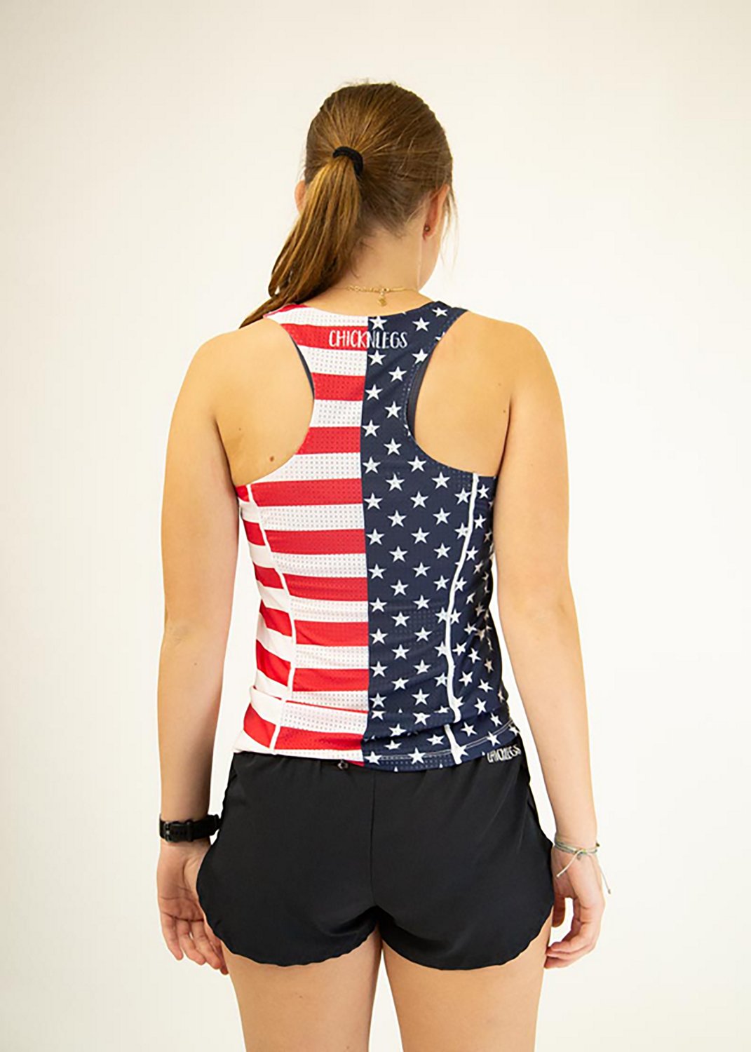 Chicknlegs Women's USA Performance Singlet - view number 2