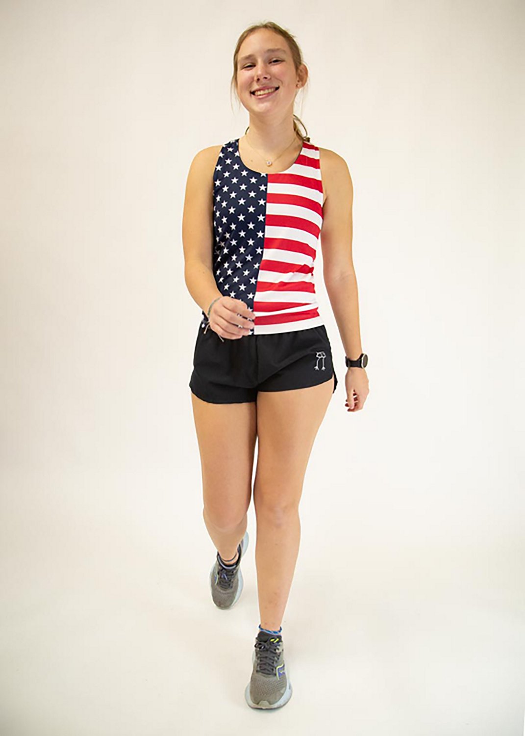 Chicknlegs Women's USA Performance Singlet - view number 3