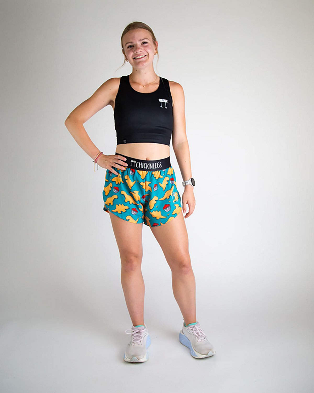 Chicknlegs Women's Nuggets Split Shorts 4 in - view number 3