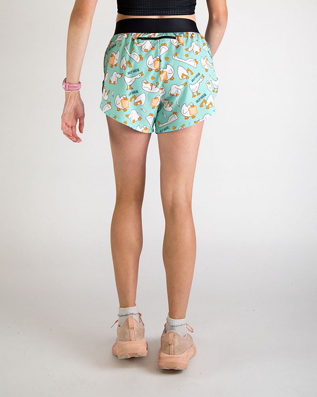Chicknlegs Women's Silly Goose Split Shorts 4 in - view number 2