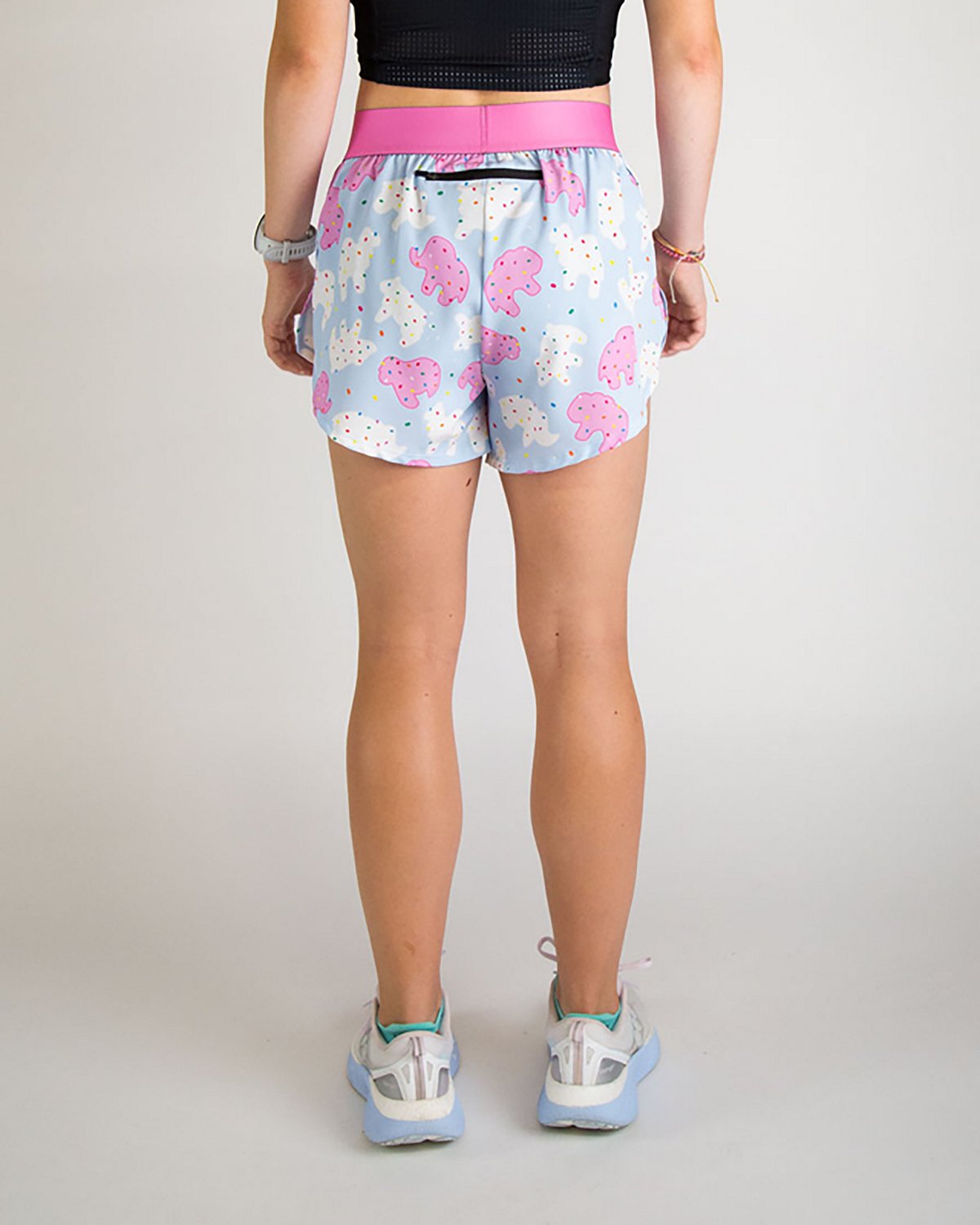 Chicknlegs Women's Animal Cookies Split Shorts 4 in - view number 2