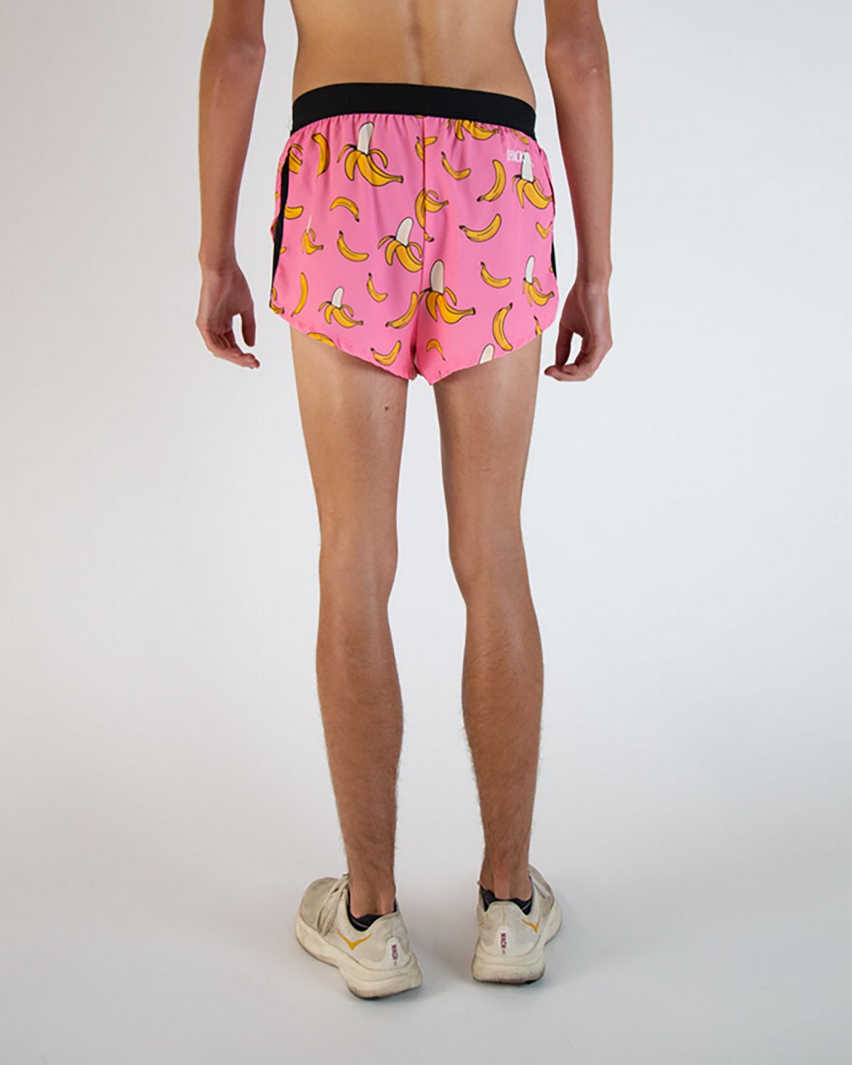 Chicknlegs Men's Pink Bananas DS Split Shorts 2 in - view number 2