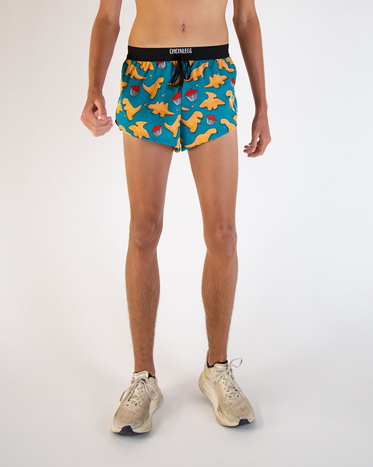 Chicknlegs Men's Nuggets DS Split Shorts 2 in