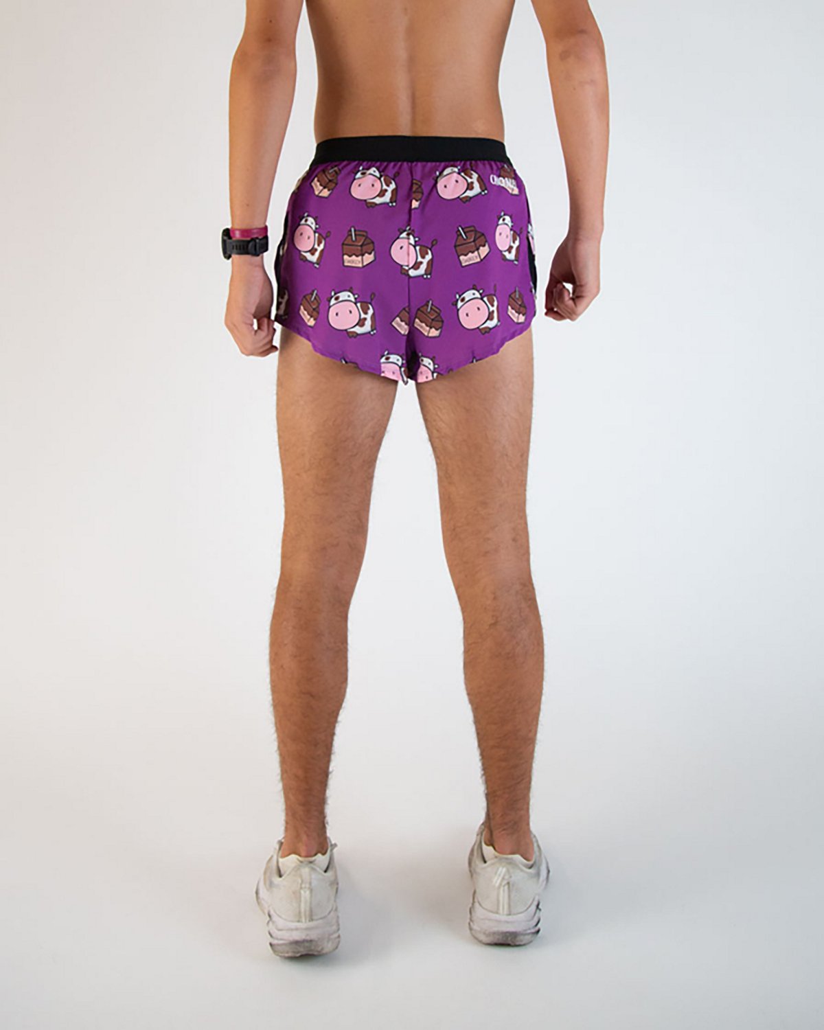 Chicknlegs Men's Choccy Cows DS Split Shorts 2 in - view number 2
