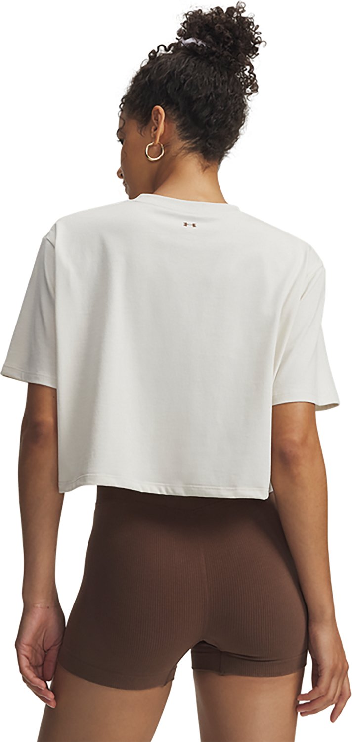 Under Armour Women's Script Heart Crop Graphic T-shirt - view number 2