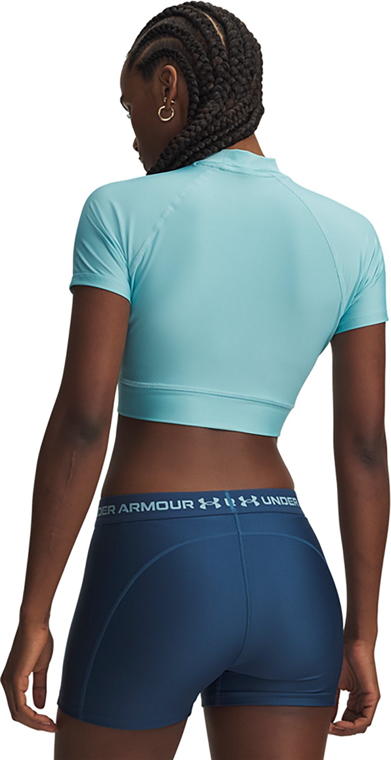 Under Armour Women's HeatGear Crop Mock T-shirt - view number 2