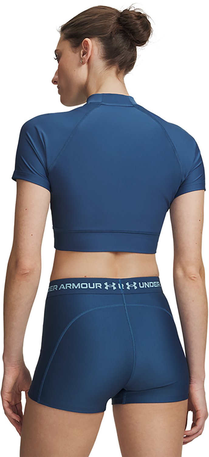 Under Armour Women's HeatGear Crop Mock T-shirt - view number 2