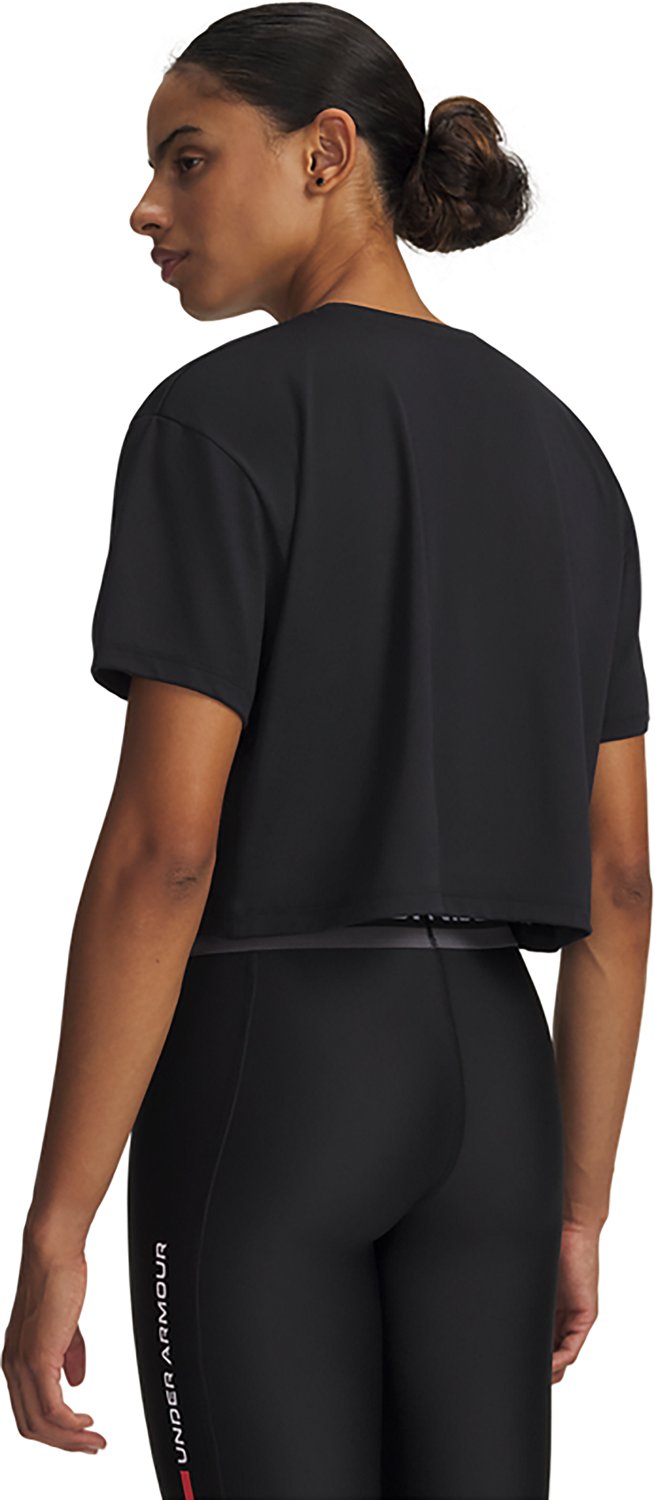 Under Armour Women's Tech Branded Crop Short Sleeve Top - view number 2