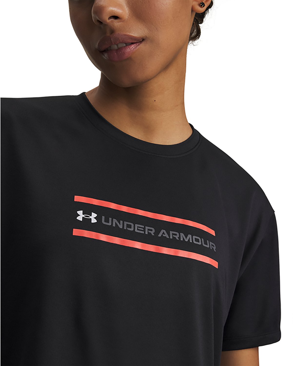 Under Armour Women's Tech Branded Crop Short Sleeve Top - view number 3