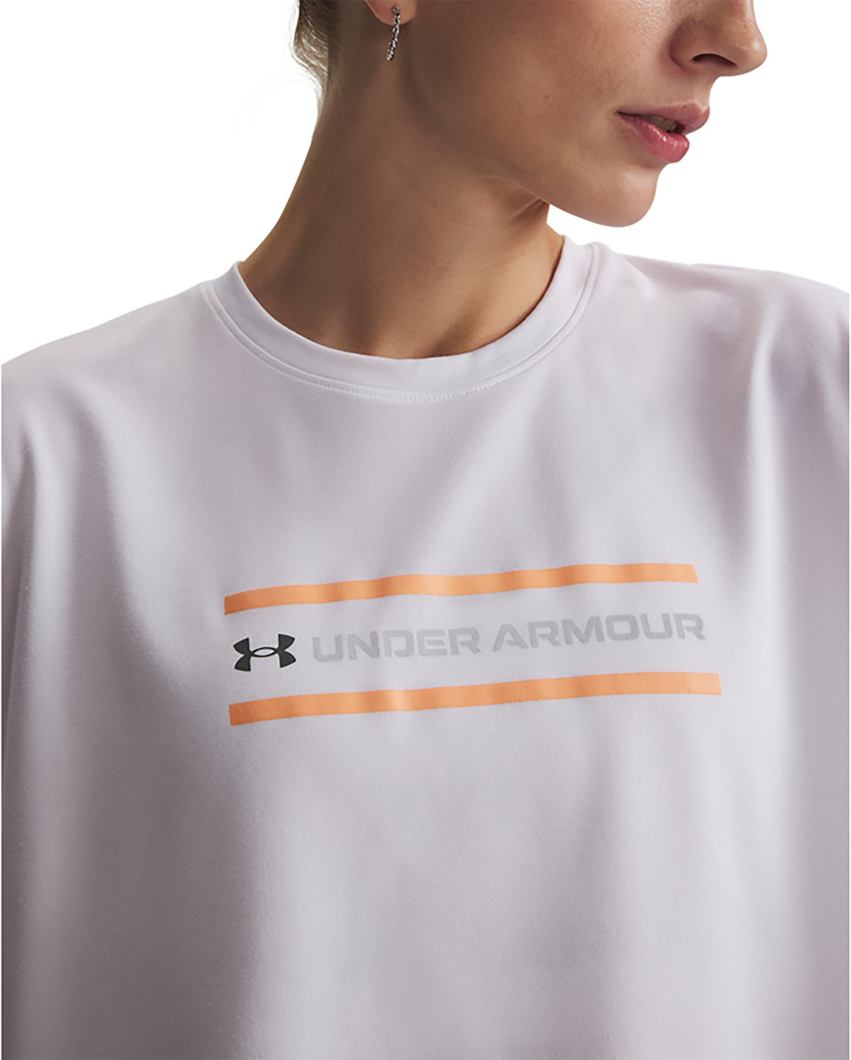 Under Armour Women's Tech Branded Crop Short Sleeve Top - view number 3