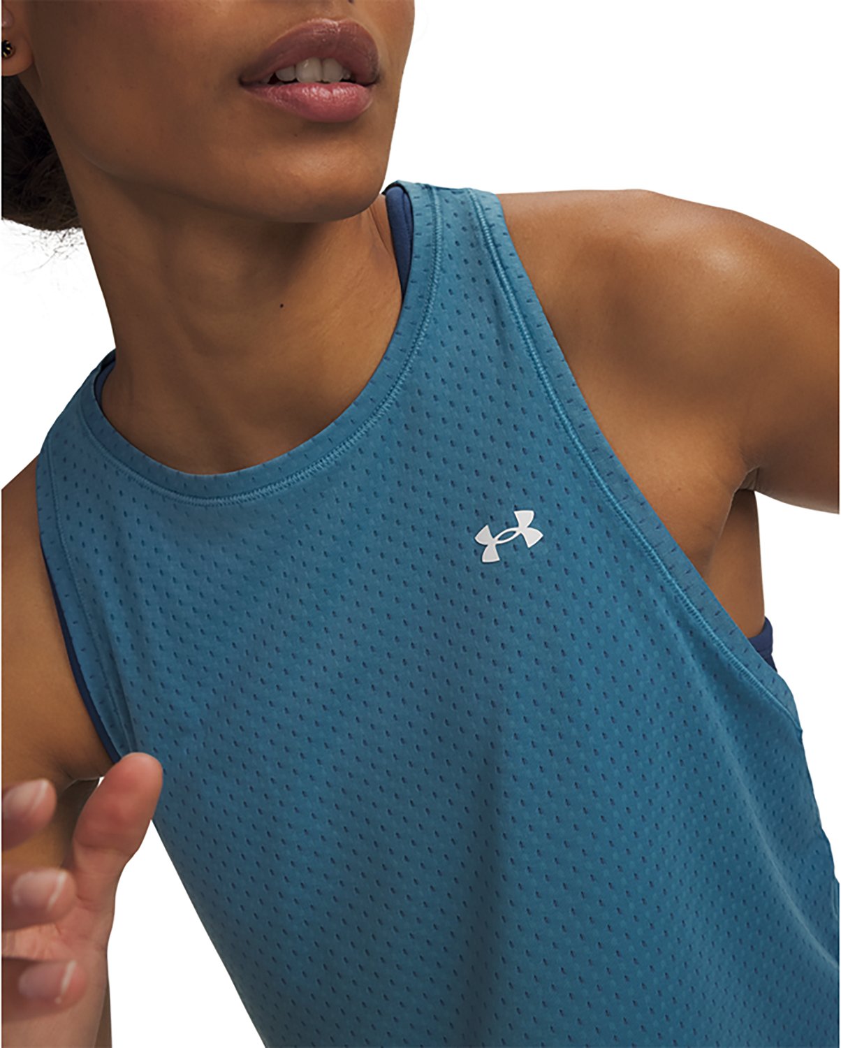 Under Armour Women's Tech Sport Mesh Crop Tank Top - view number 3