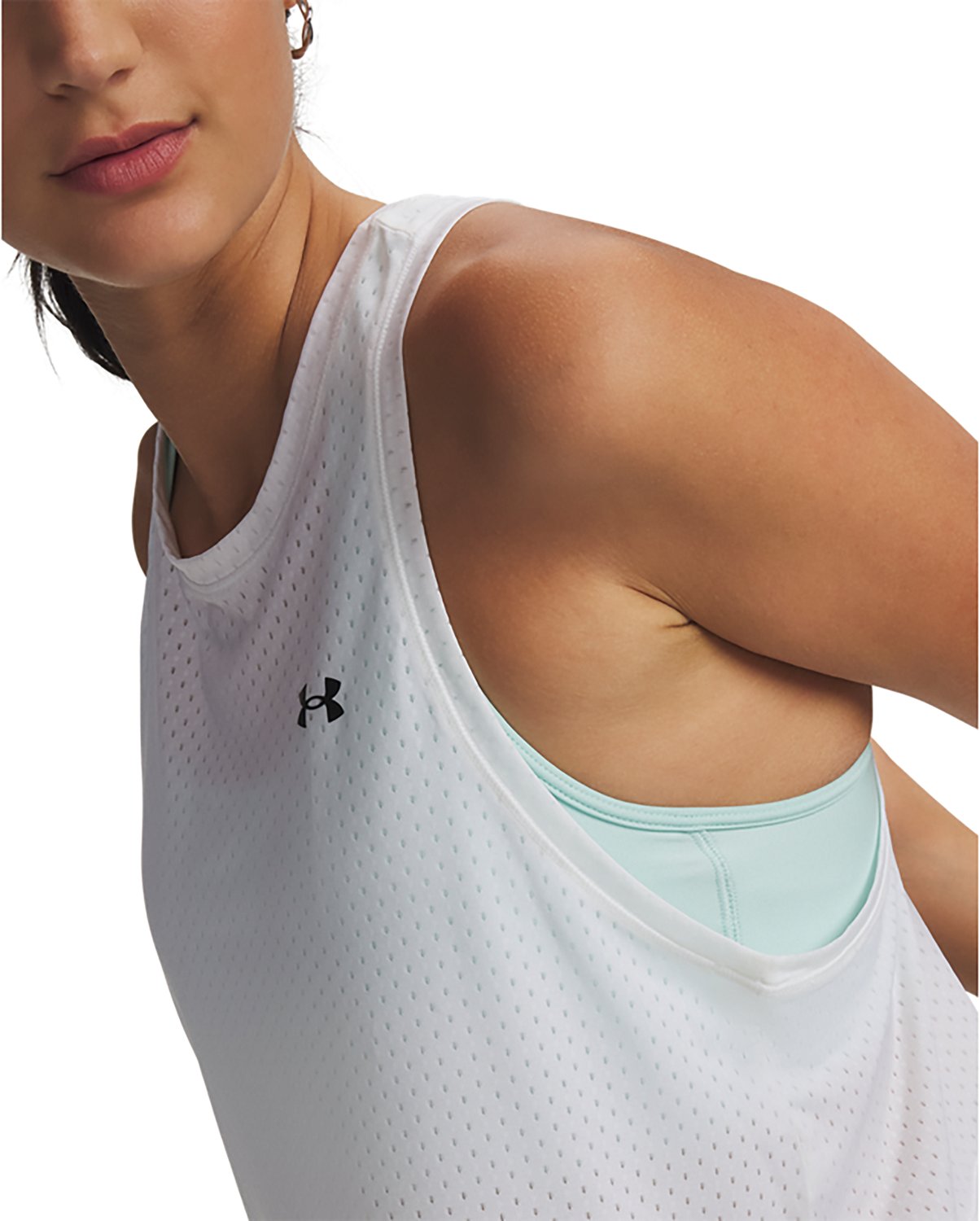 Under Armour Women's Tech Sport Mesh Crop Tank Top - view number 3