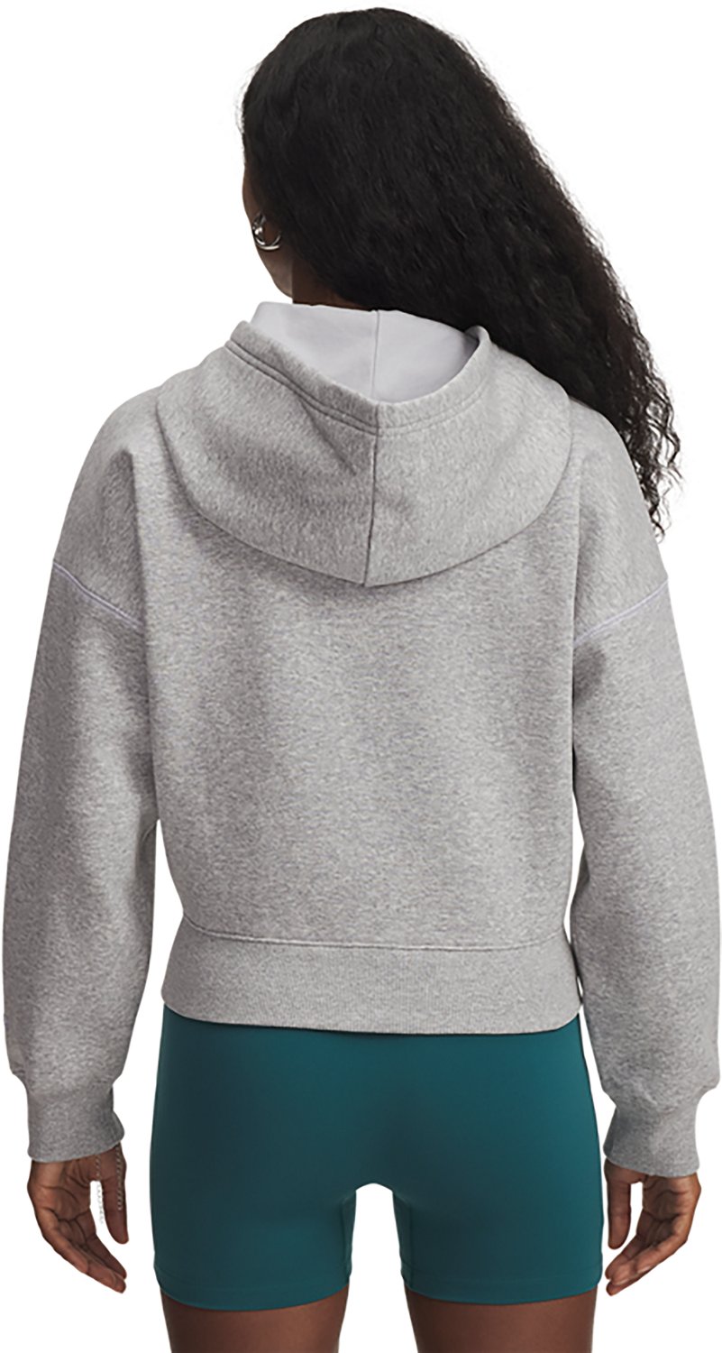 Under Armour Women's Rival Script Crop Fleece Full Zip Jacket - view number 2