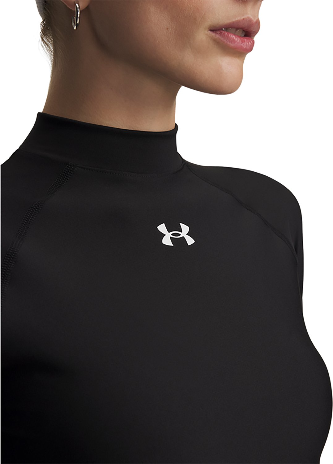 Under Armour Women's HeatGear Crop Mock Long Sleeve Top - view number 2