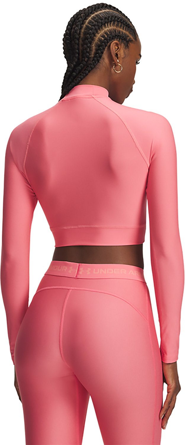 Under Armour Women's HeatGear Crop Mock Long Sleeve Top - view number 2