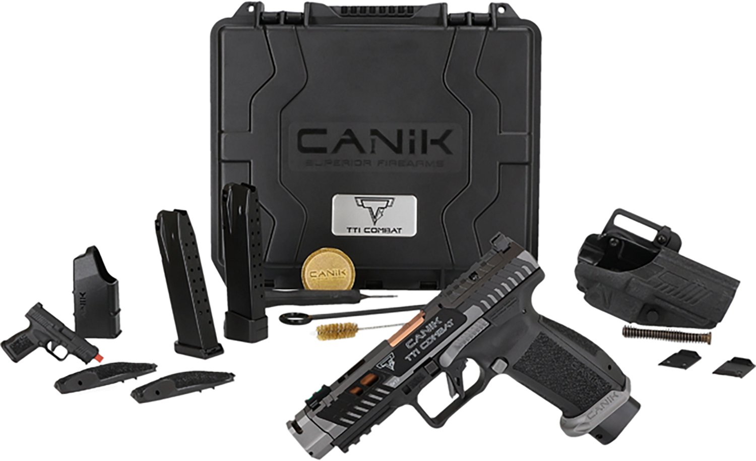 Canik TTI Combat Smoke 9mm Semiautomatic Pistol