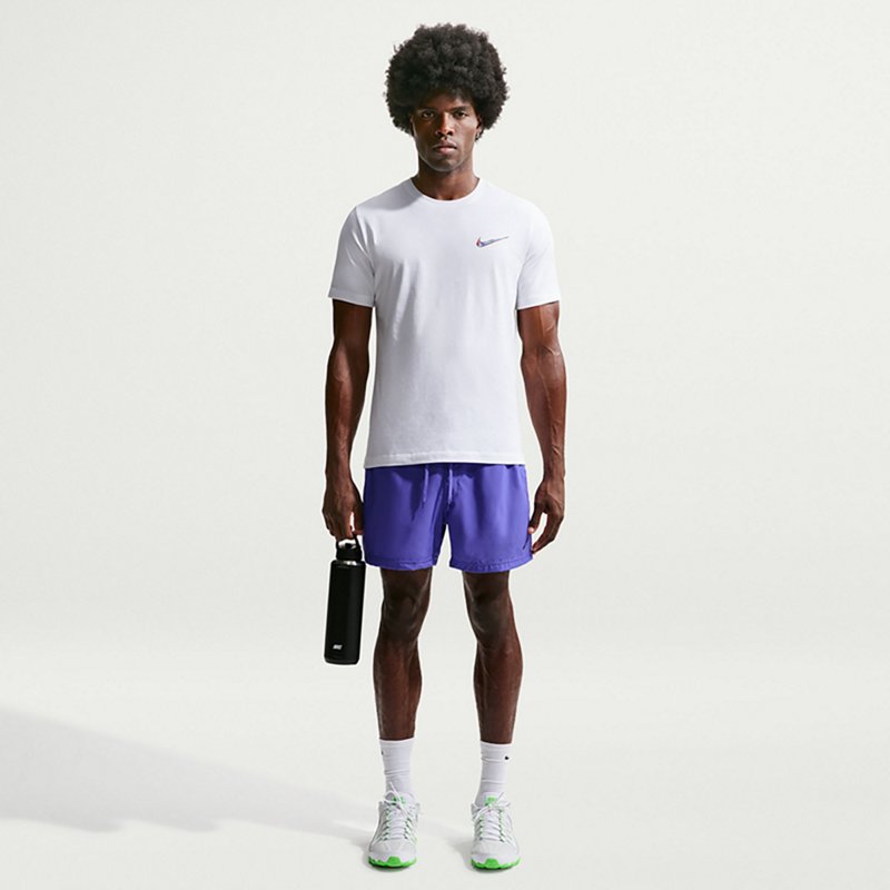 Nike Men's Thermal Print Graphic T-Shirt, Medium, White