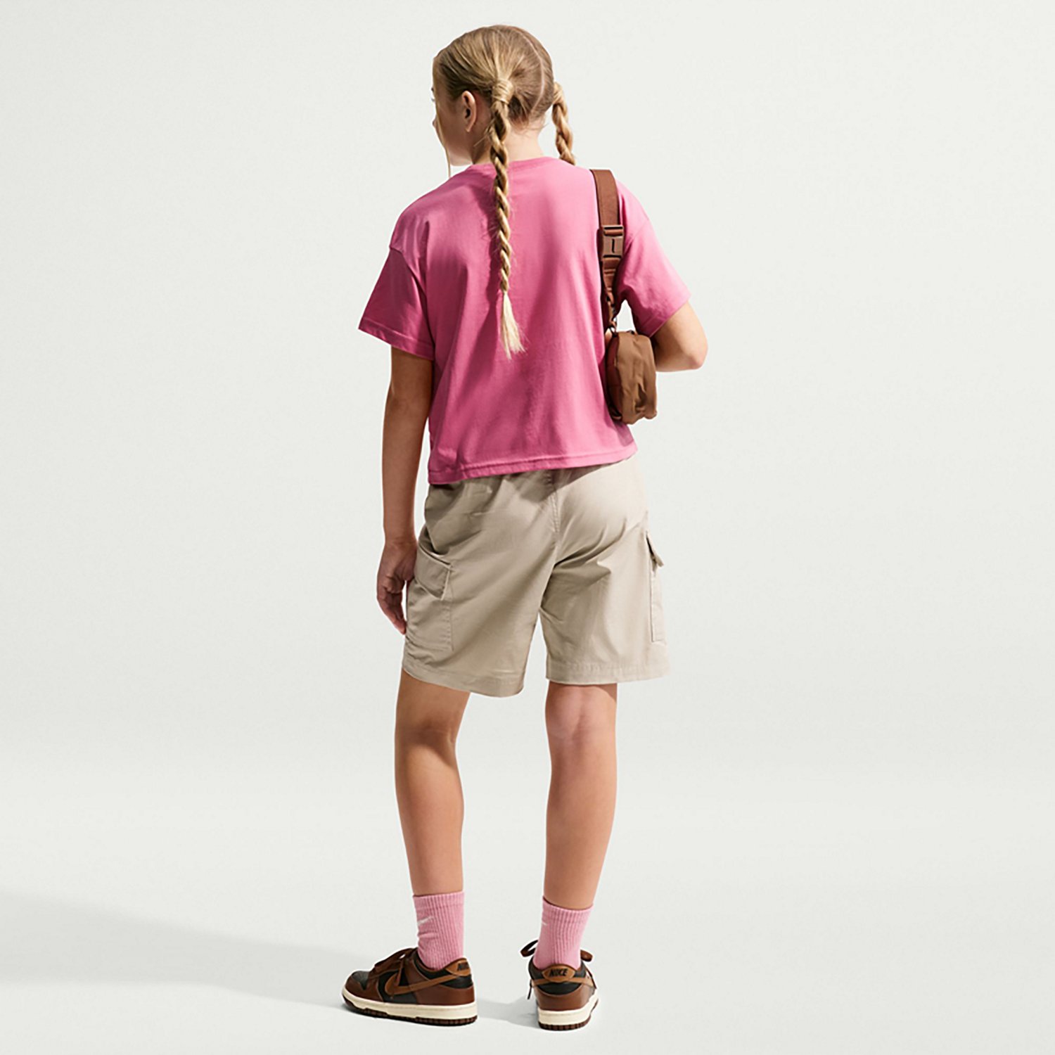 Nike Girls' Nike Sportswear OC Boxy Camp T-shirt - view number 2