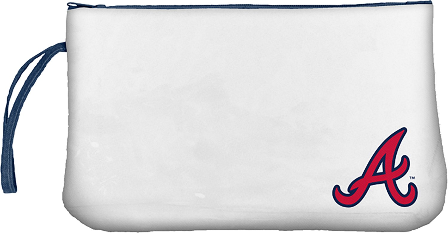 Logo Brands Atlanta Braves Clear Wristlet
