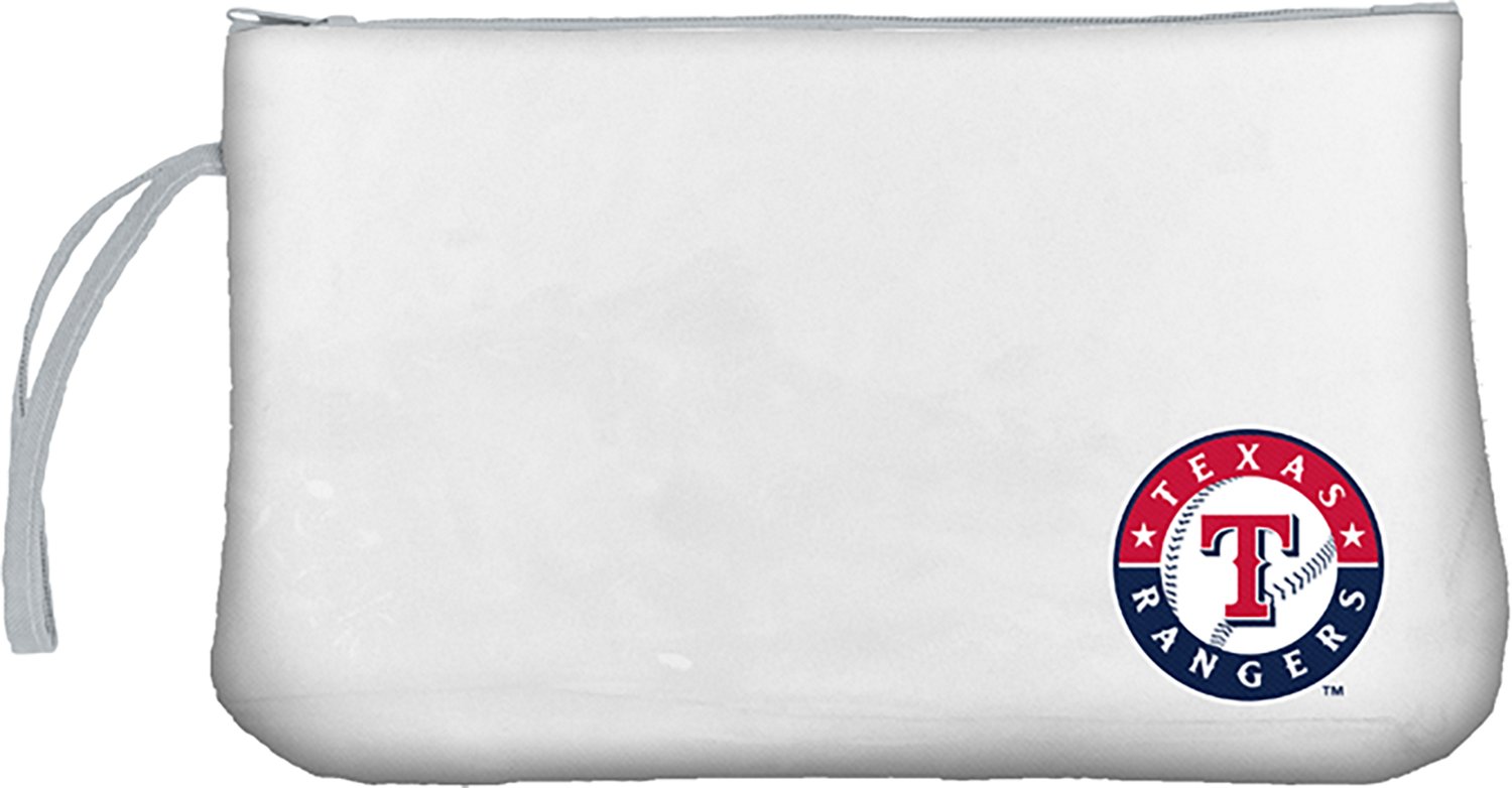 Logo Brands Texas Rangers Clear Wristlet