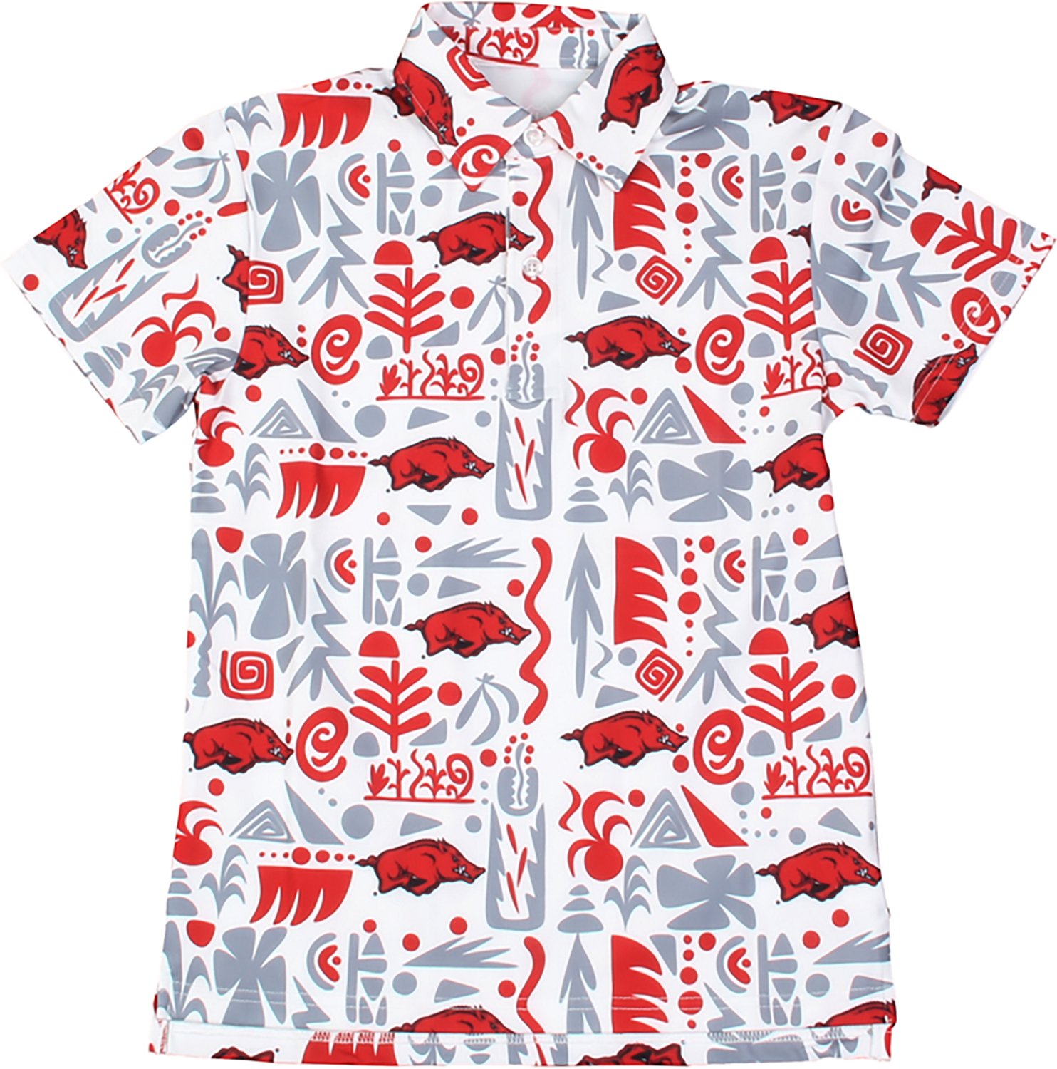 Wes & Willy Boys' University of Arkansas Tribal Polo Shirt