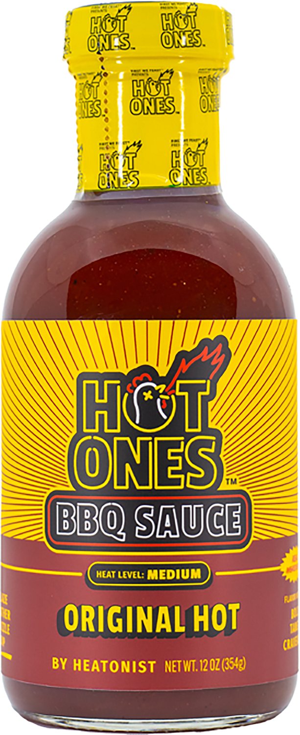 Heatonist Hot Ones Original Hot BBQ Sauce 12 Oz