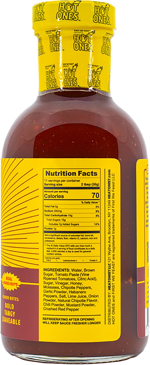 Heatonist Hot Ones Original Hot BBQ Sauce 12 Oz - view number 2