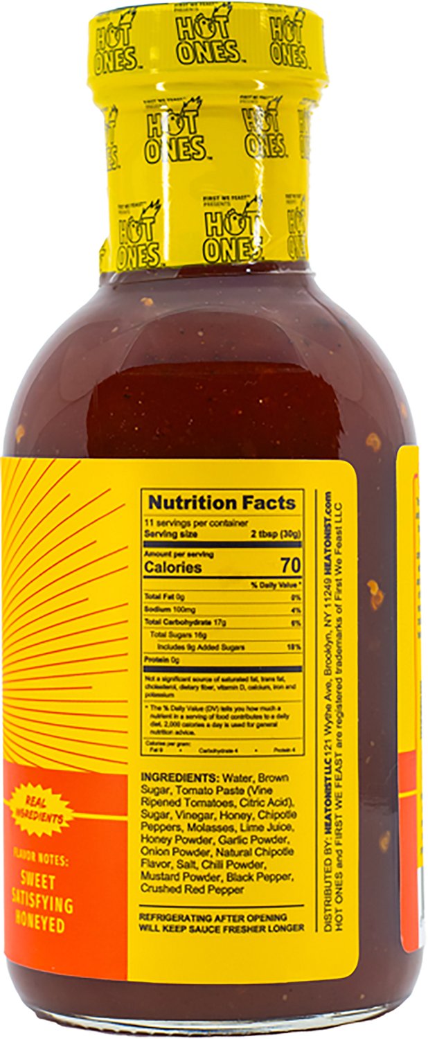 Heatonist Hot Ones Original Hot BBQ Sauce 12 Oz - view number 2