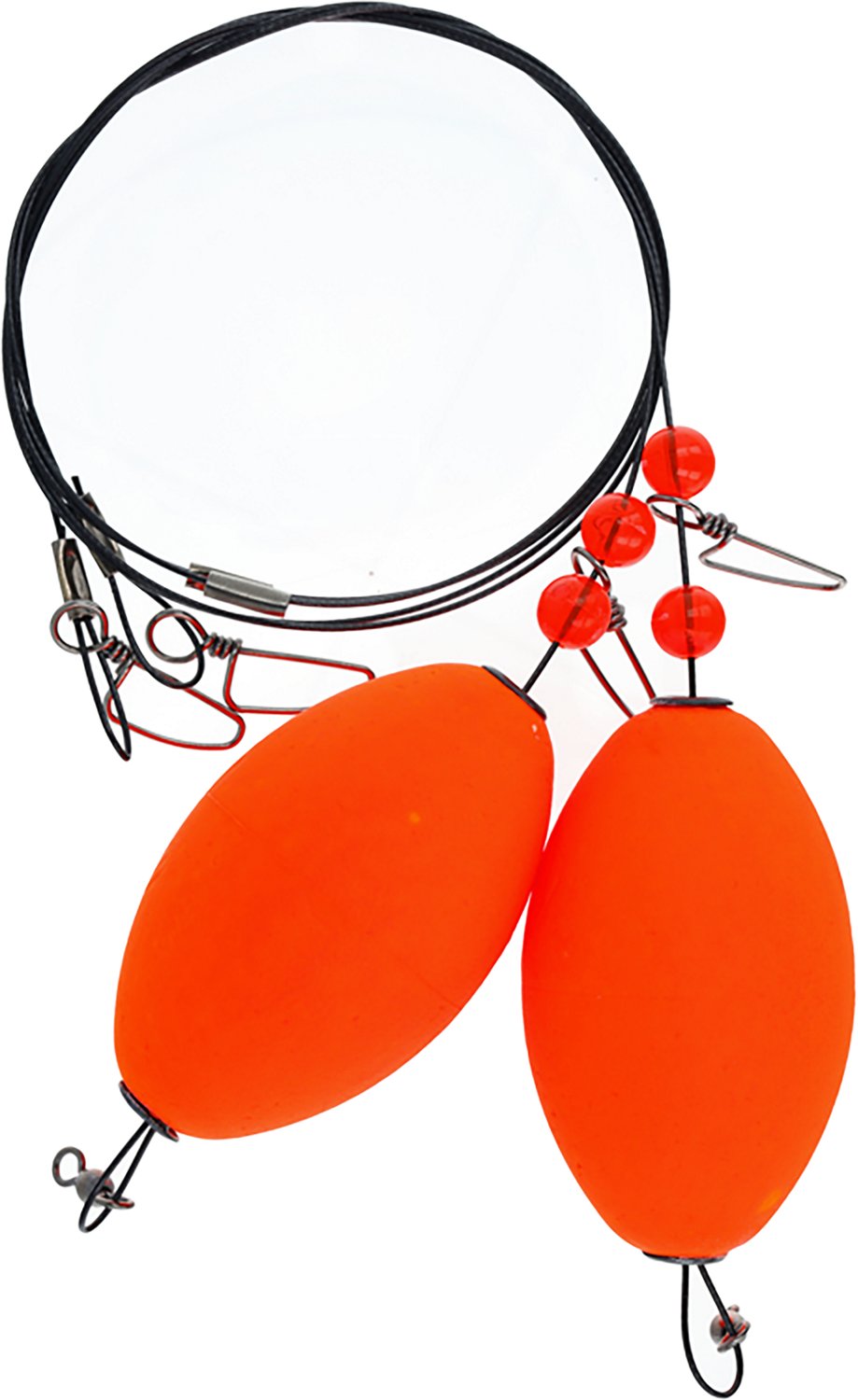 Eagle Claw Oval Float Rattle Rig Wire 2.5 in 2-Pack