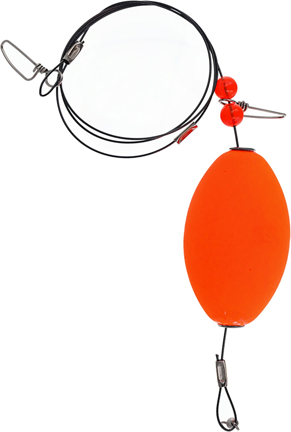 Eagle Claw Oval Float Rattle Rig Wire 2.5 in 2-Pack