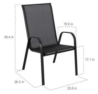 Mosaic Livingston Sling Oversized Stack Chair - view number 3