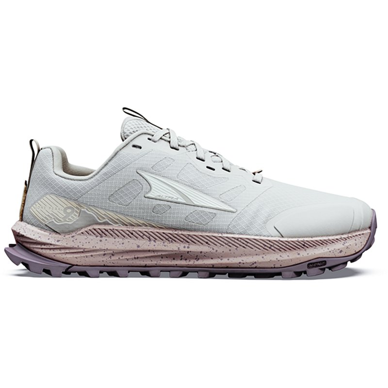 Altra Women's Lone Peak 9 Trail Running Shoes, Size 10, Flint Gray/Pearl/Bark